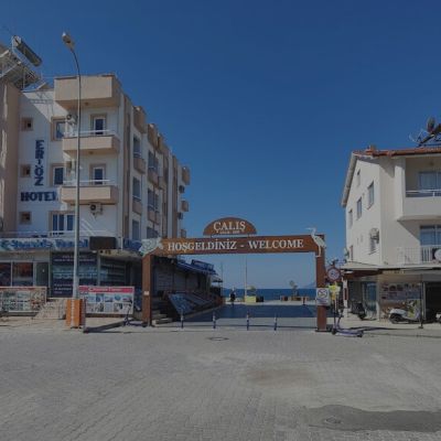 Entrance to Calis beach