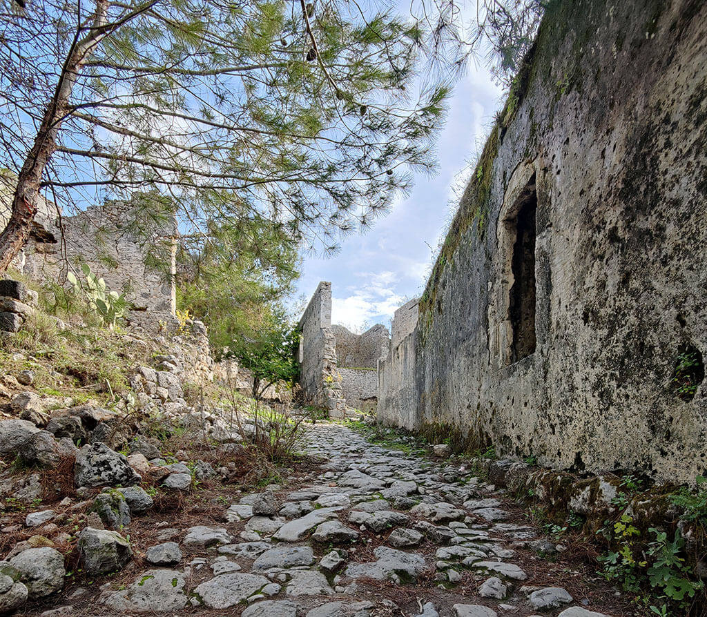 Road in Kayakoy