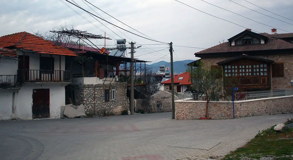 Houses in the non-touristy district of Fethiye