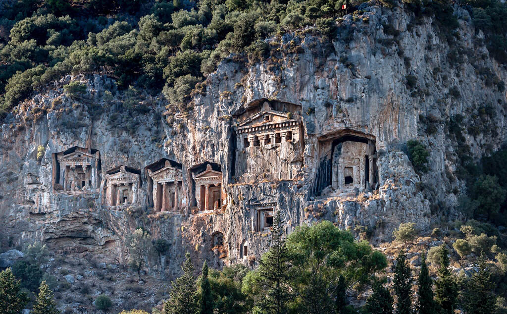 Lycian Rock Tombs in Dalyan