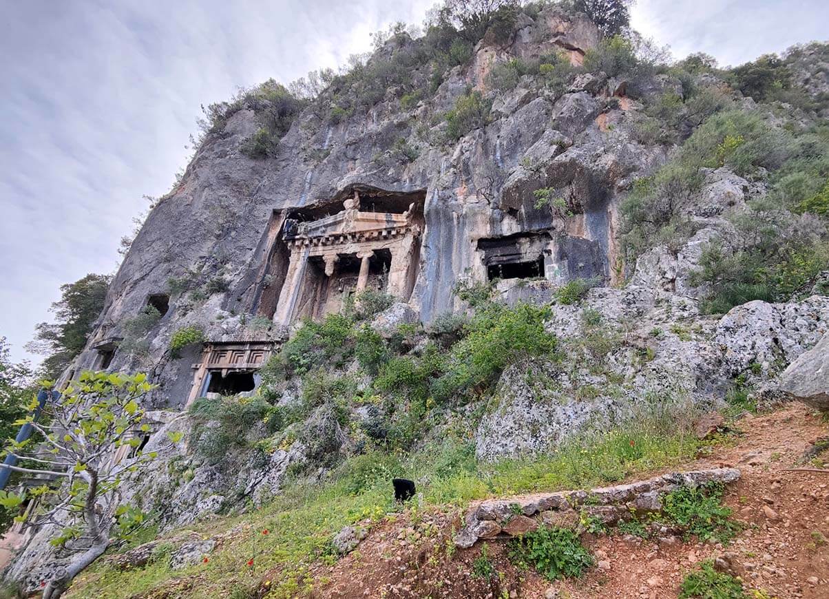 Remains of Lycian palaces