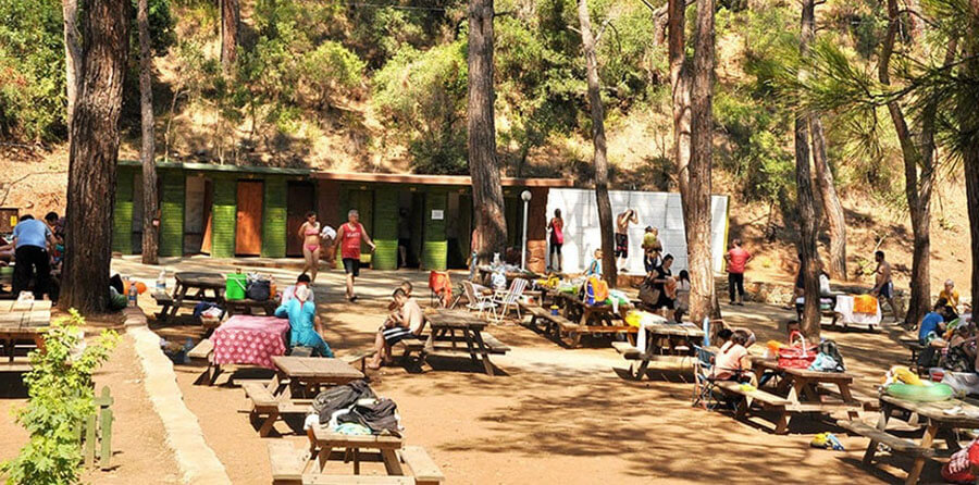 Rest at the Katrancı Beach campsite