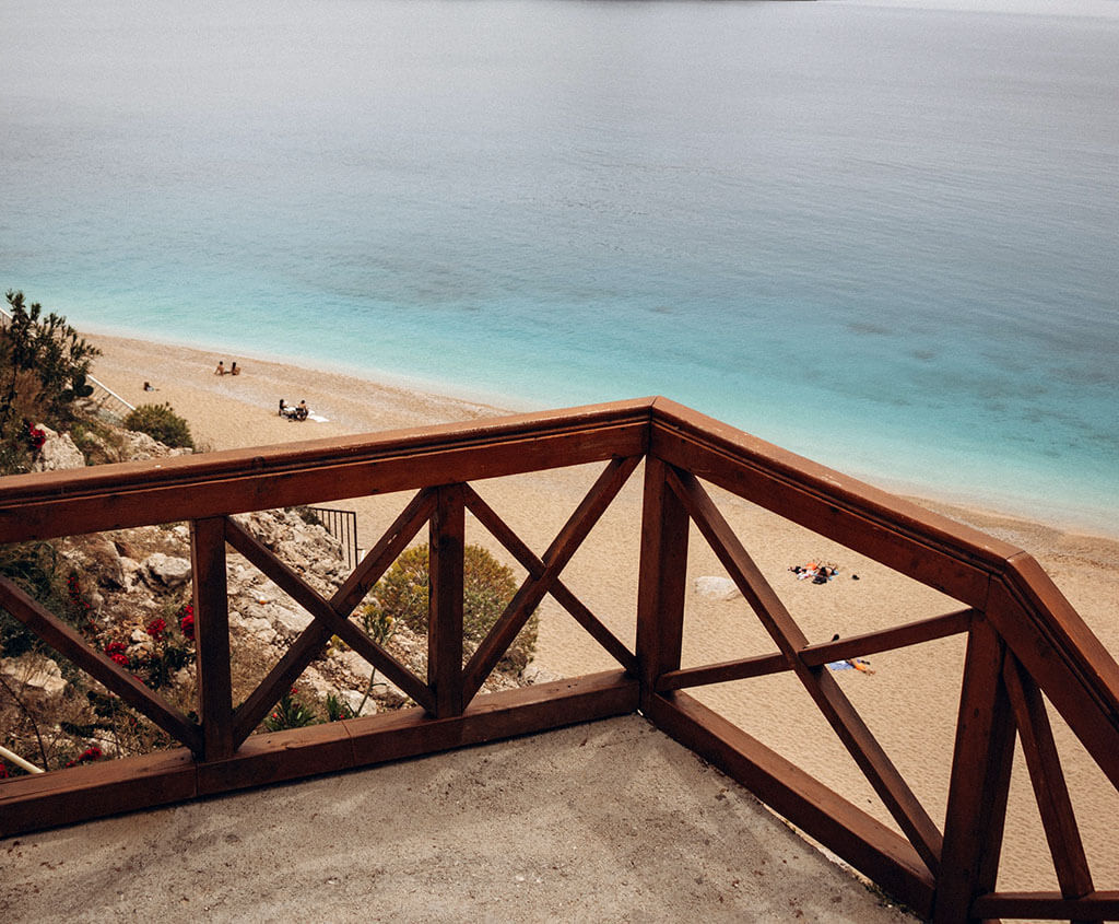 Stairs to Kaputas beach