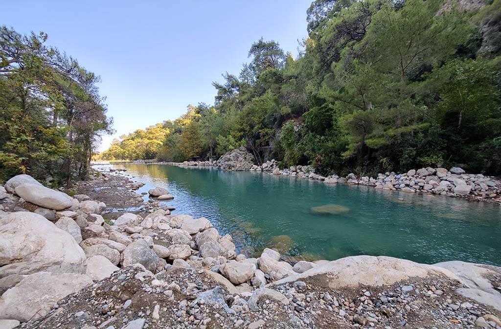 Mountain river in Goynuk Canyon