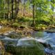 Cascades of streams near Admire Turgut Waterfall