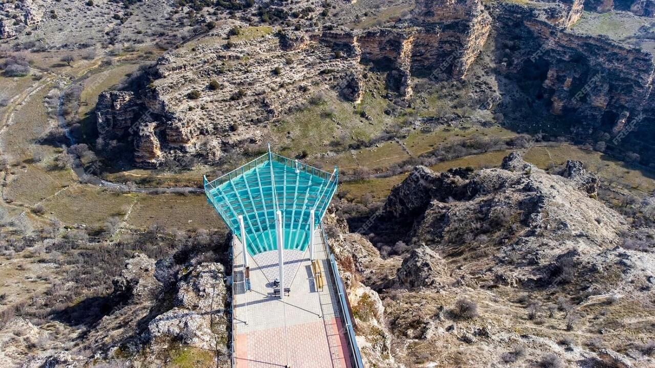 Ulubey Canyon glass terrace