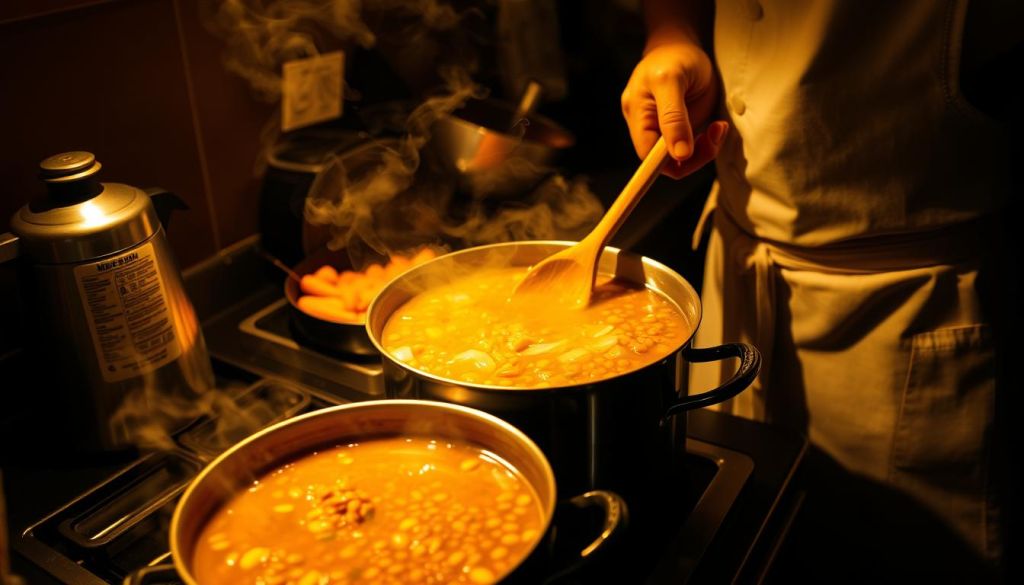 Turkish lentil soup cooking techniques