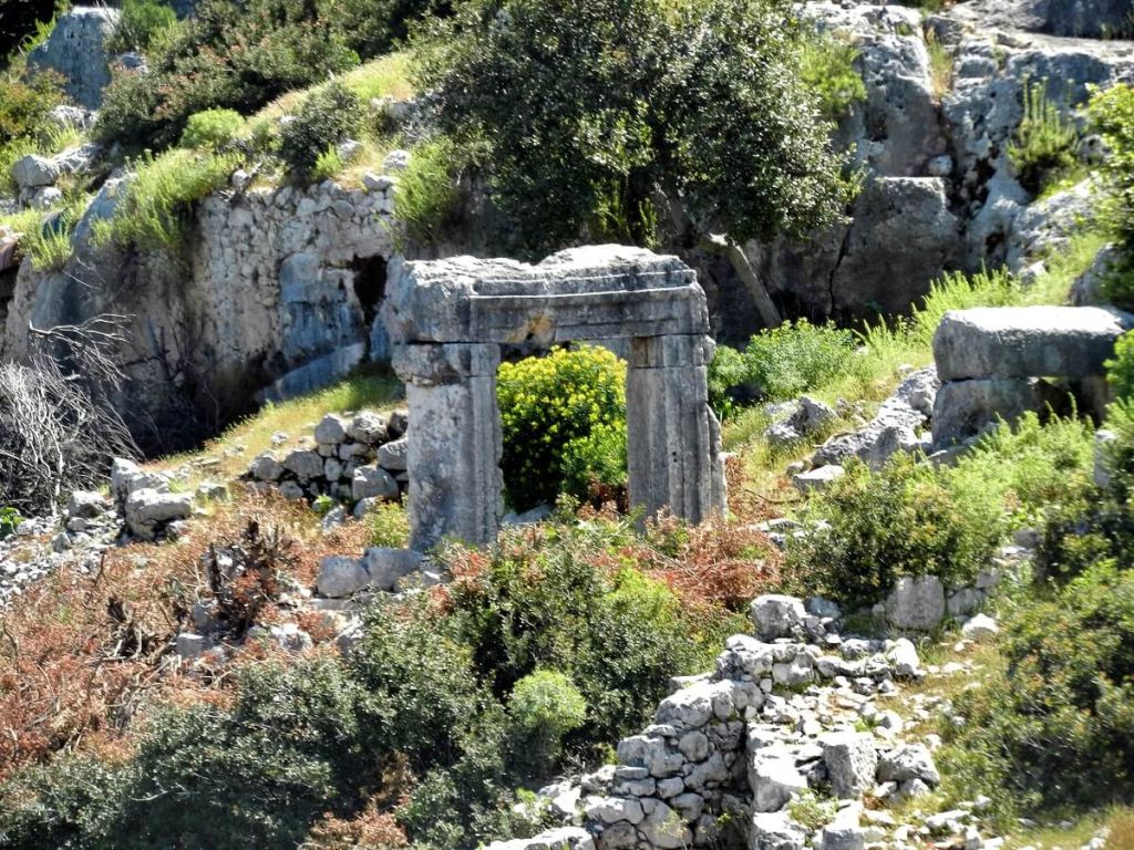 Ruins of the city of Kekova